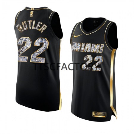 Miami Heat Jimmy Butler 22 Nike 2022 Playoffs Musta Pelipaidat Swingman - Miesten